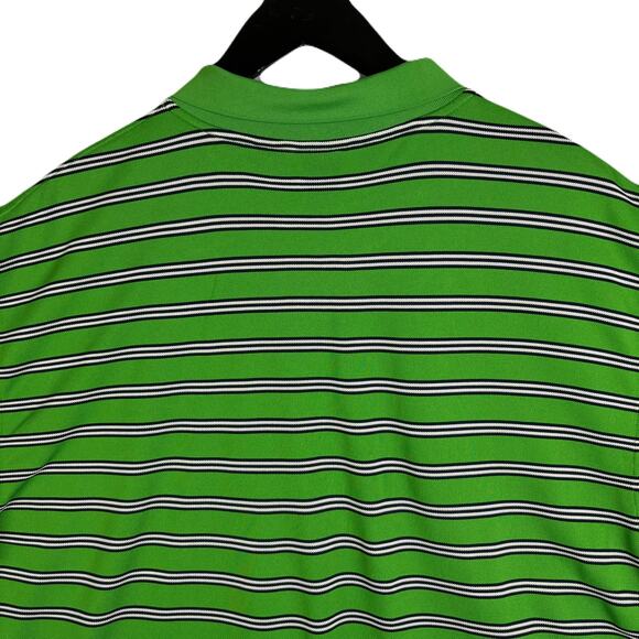 DUNNING GOLF Green Striped Athletic Shirt Mens Size XL - Picture 5 of 10